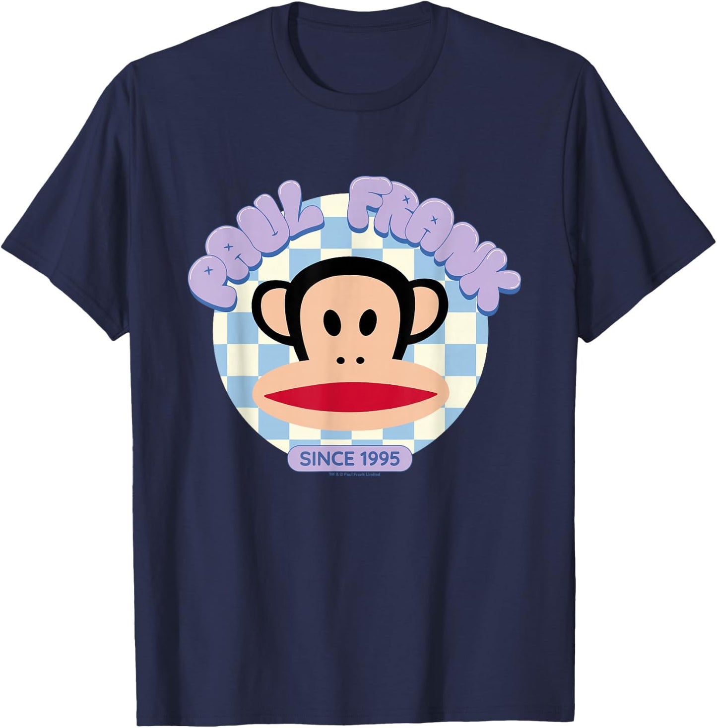 Paul Frank Julius Bubble Text Seit 1995 T-Shirt - T-Shirt | Navy