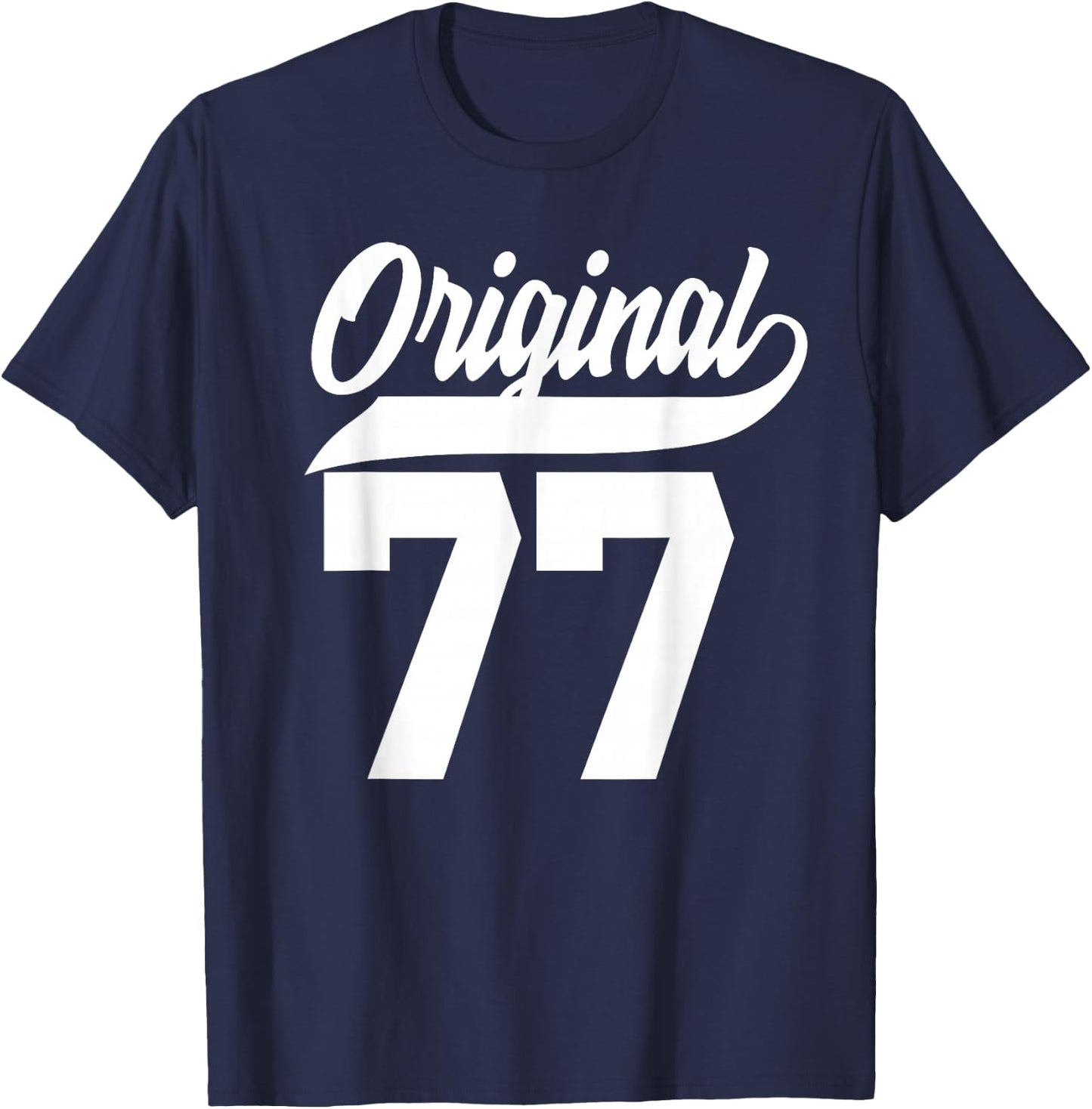 48th Birthday Gift Man Woman Original Vintage Born 1977 T-Shirt - T-Shirt | Navy