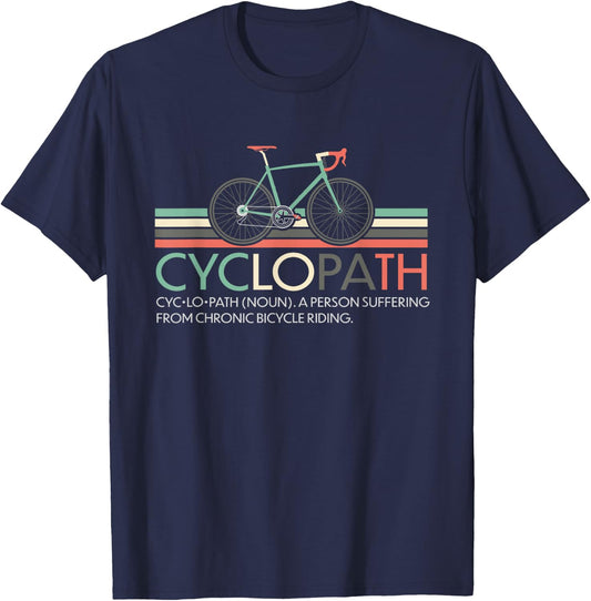 Cyclopath Radrennen Radsport Rennrad Radrennfahrer T-Shirt - T-Shirt | Navy