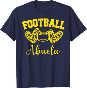American Football Abuela Football Family Matching T-Shirt - T-Shirt | Navy