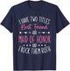 Maid of Honor Best Friend Wedding Party Bridesmaid T-Shirt - T-Shirt | Navy