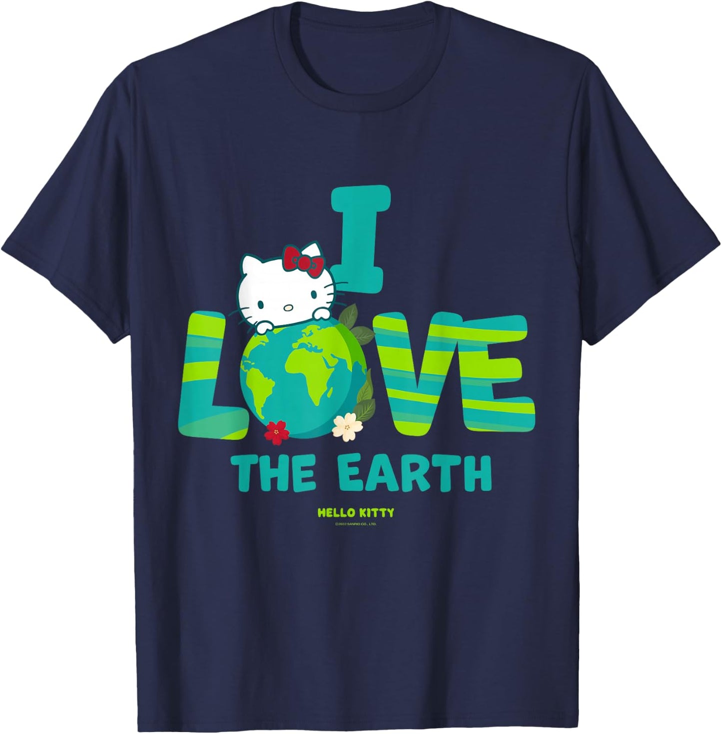 I love the earth - Hello Kitty and Friends T-Shirt - T-Shirt | Navy