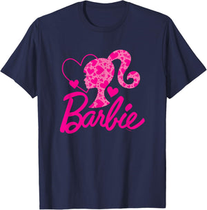 Barbie Heart Logo , black T-Shirt - T-Shirt | Navy