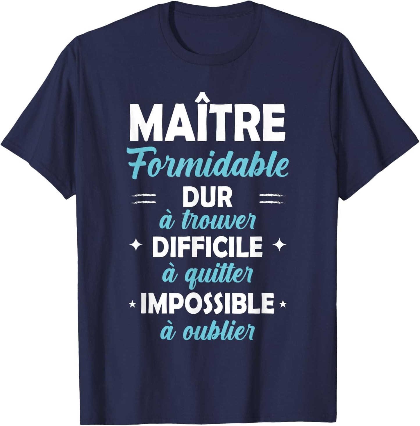 Original Gift School Teacher End of School Year , Black, S T-Shirt - T-Shirt | Navy