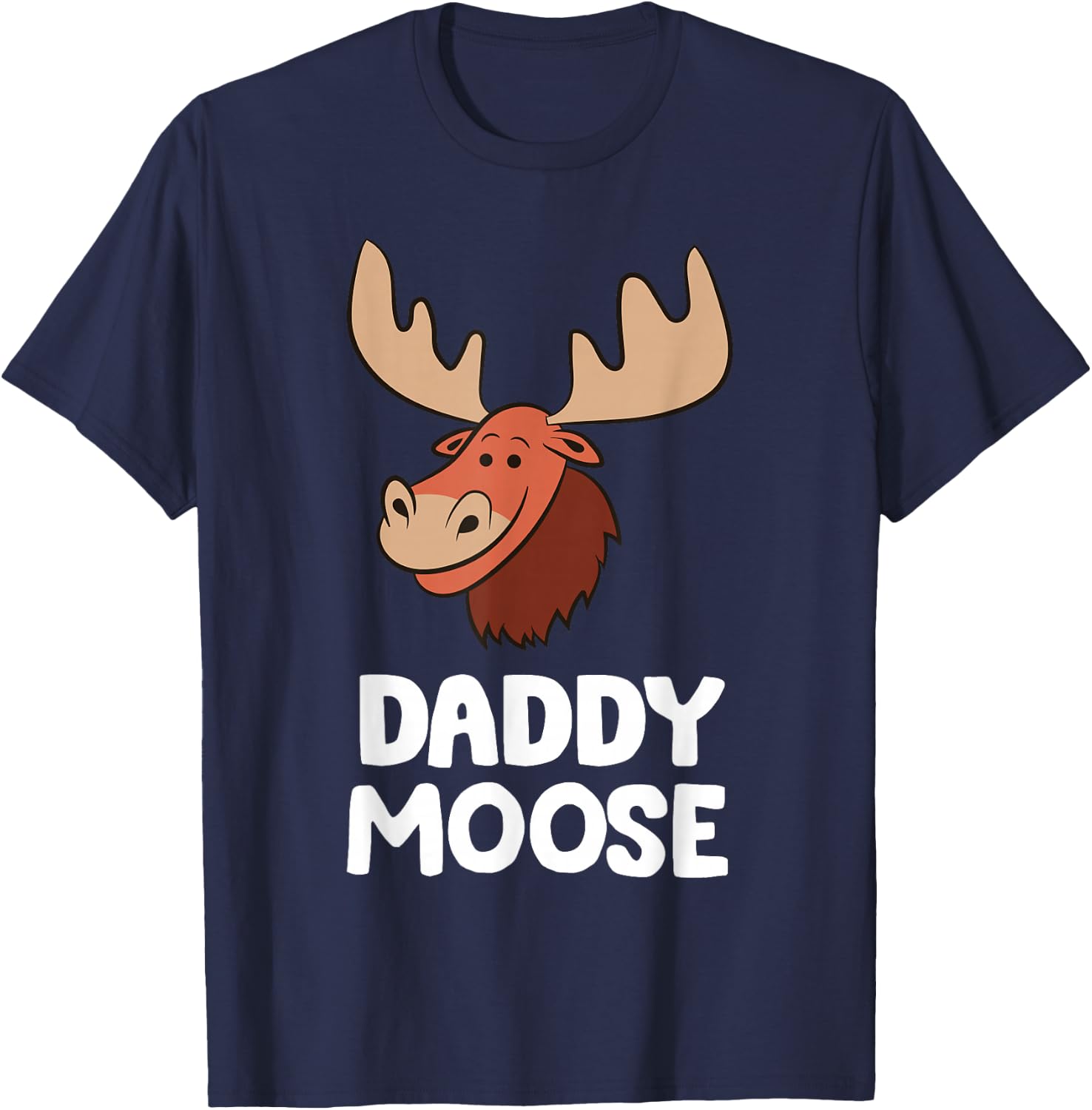Daddy Moose T-Shirt - T-Shirt | Navy