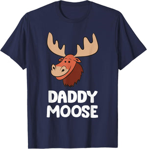 Daddy Moose T-Shirt - T-Shirt | Navy