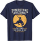 Retro Tombstone Arizona Wild West Vintage Horse Sunset Horse T-Shirt - T-Shirt | Navy