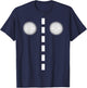 Headlights with Road Markings Funny Halloween Costume Shirt T-Shirt - T-Shirt | Navy