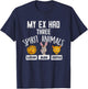 Lion Ass Cheetah Funny Crazy Ex Boyfriend Girlfriend Breakup T-Shirt - T-Shirt | Navy