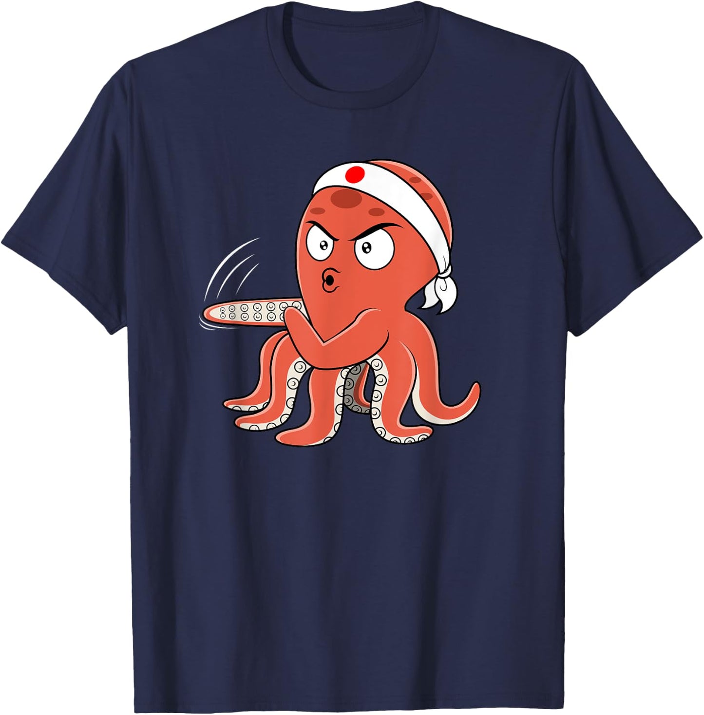Octopus Sports Karate Japanese Hobby T-Shirt - T-Shirt | Navy