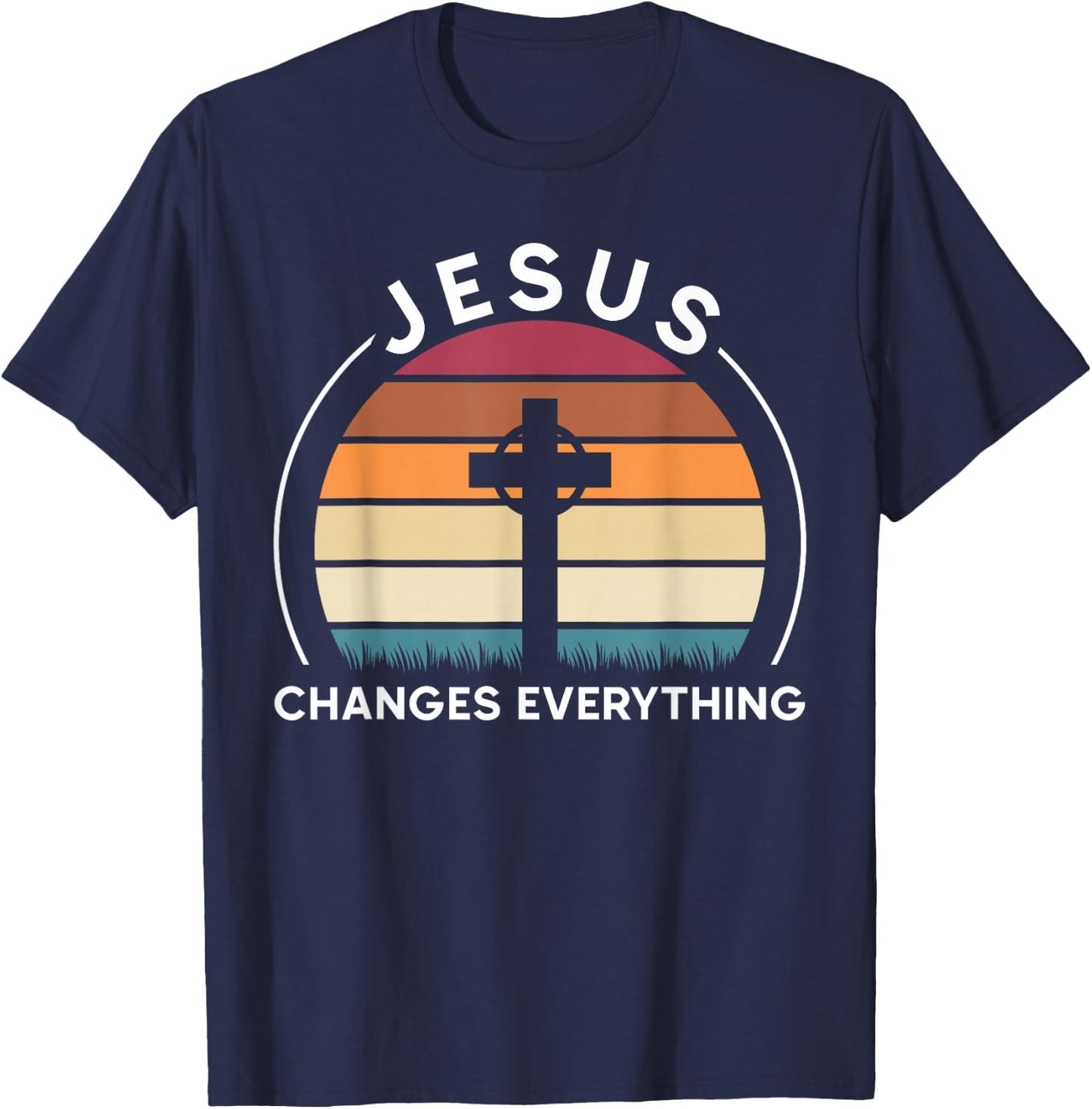 Jesus Changes Everything Jesus T-Shirt - T-Shirt | Navy
