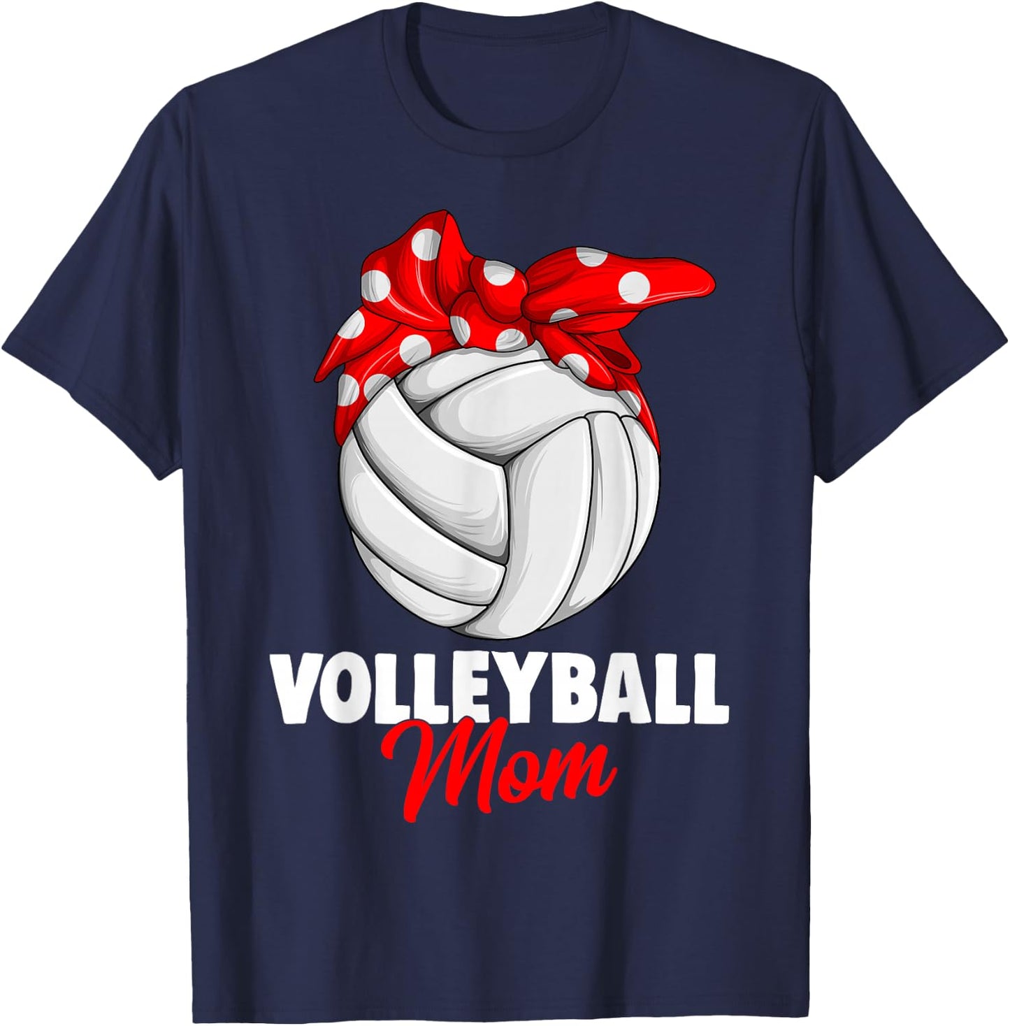 Volleyball Mom Women T-Shirt - T-Shirt | Navy