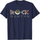 Rock Hunter Funny Rockhounding Petrology Geology Geode Lover T-Shirt - T-Shirt | Navy