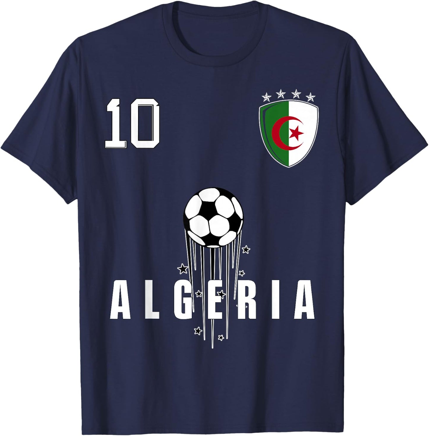 Algeria Flag Algerian Pride Lovers T-Shirt - T-Shirt | Navy