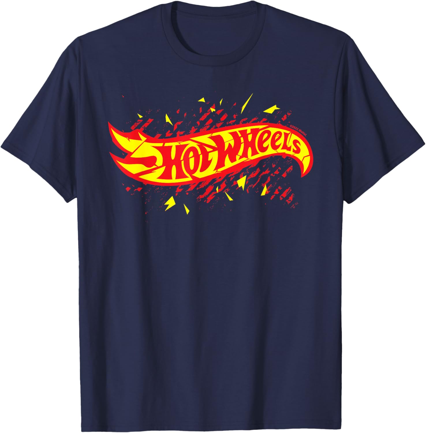 Hot Wheels - Broken Logo , black T-Shirt - T-Shirt | Navy