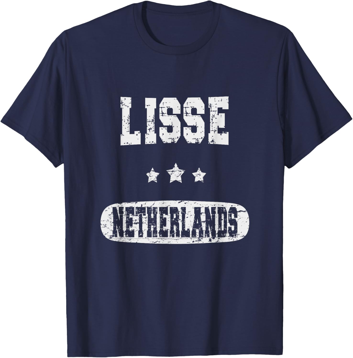 Vintage Lisse Netherlands T-Shirt - T-Shirt | Navy