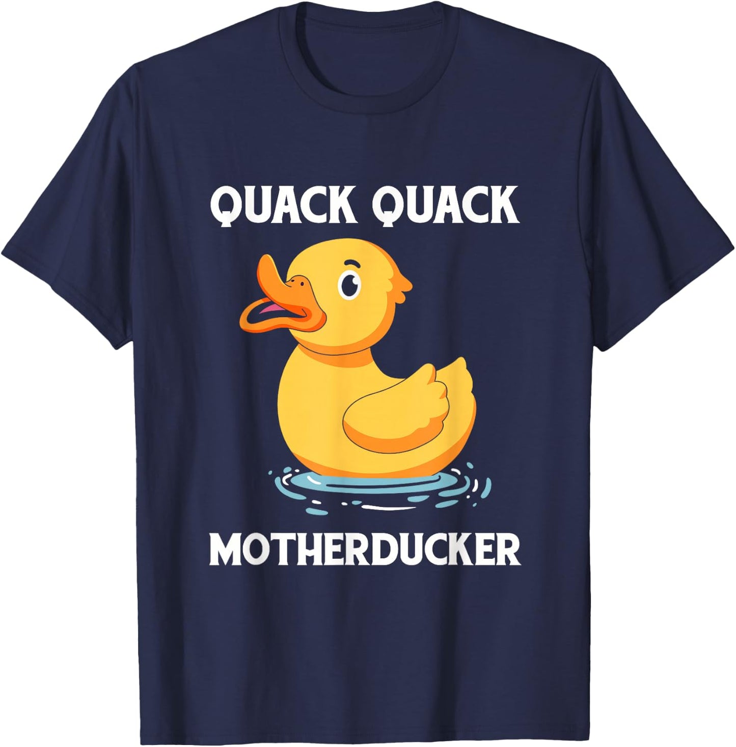 Duck Lover Youth Quack Ducky Duckie Rubber Ducks Meme T-Shirt - T-Shirt | Navy