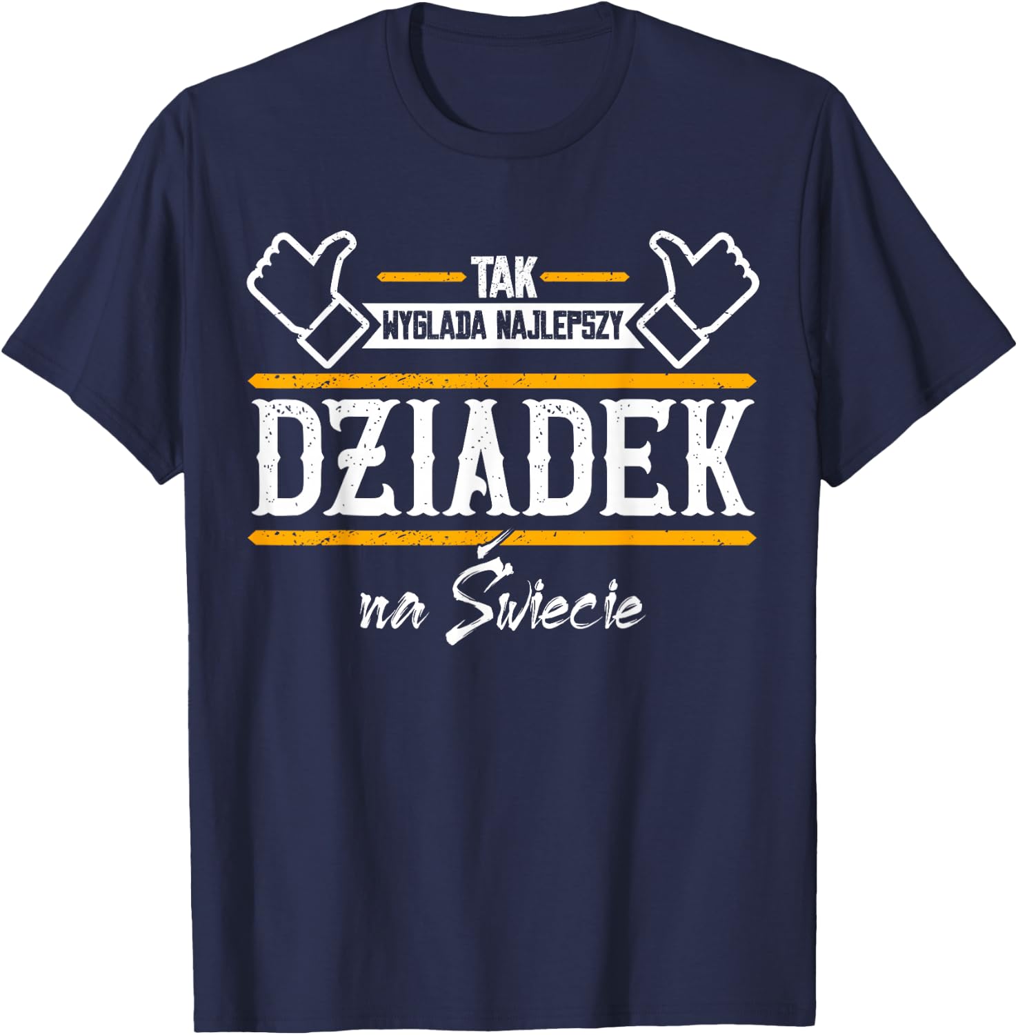 Men's Grandpa Tak Wyglada najlepszy Dziadek na swiecie Best Dziadek , black, s T-Shirt - T-Shirt | Navy