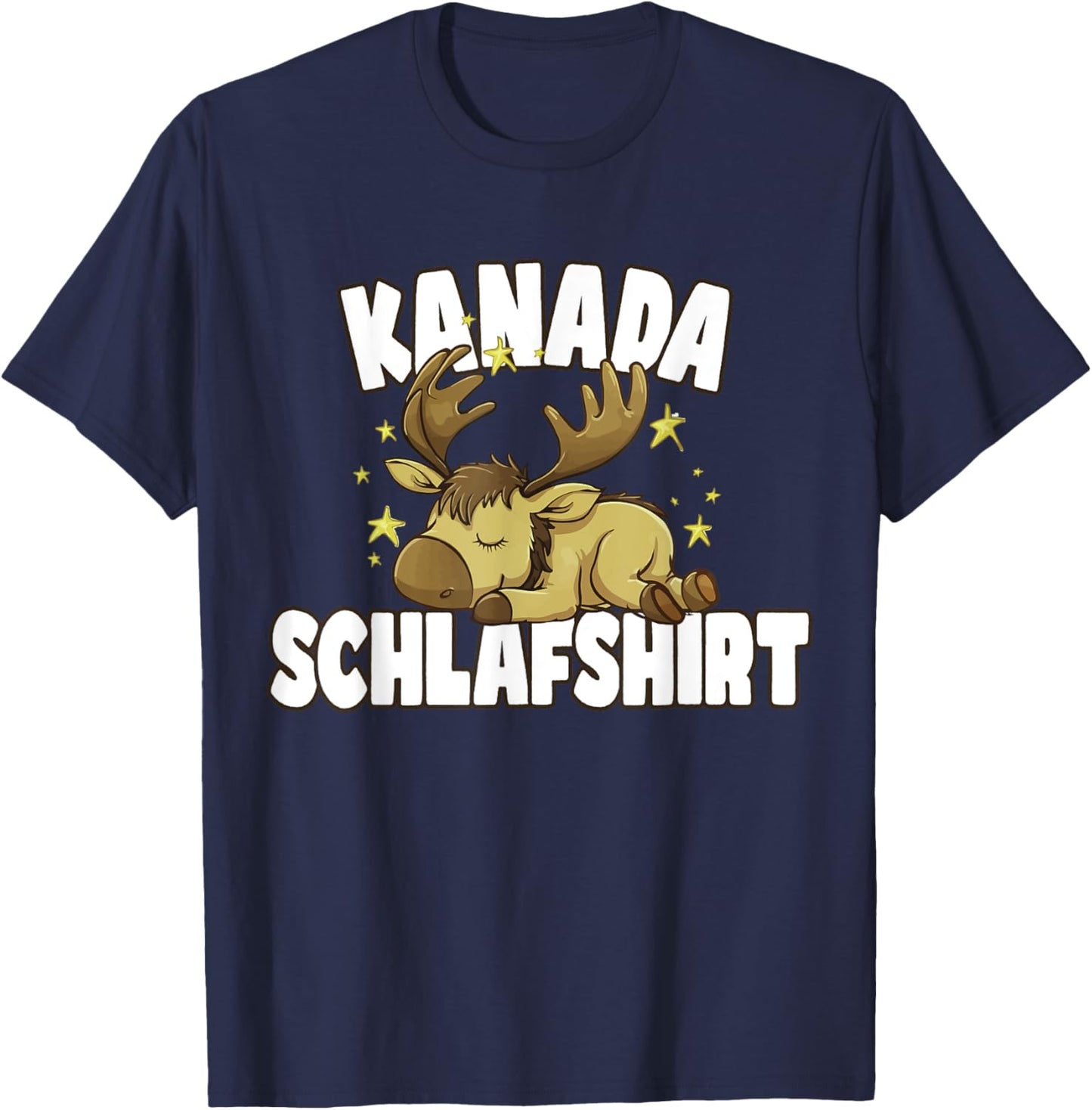 Funny Canada Sleep T-Shirt - T-Shirt | Navy