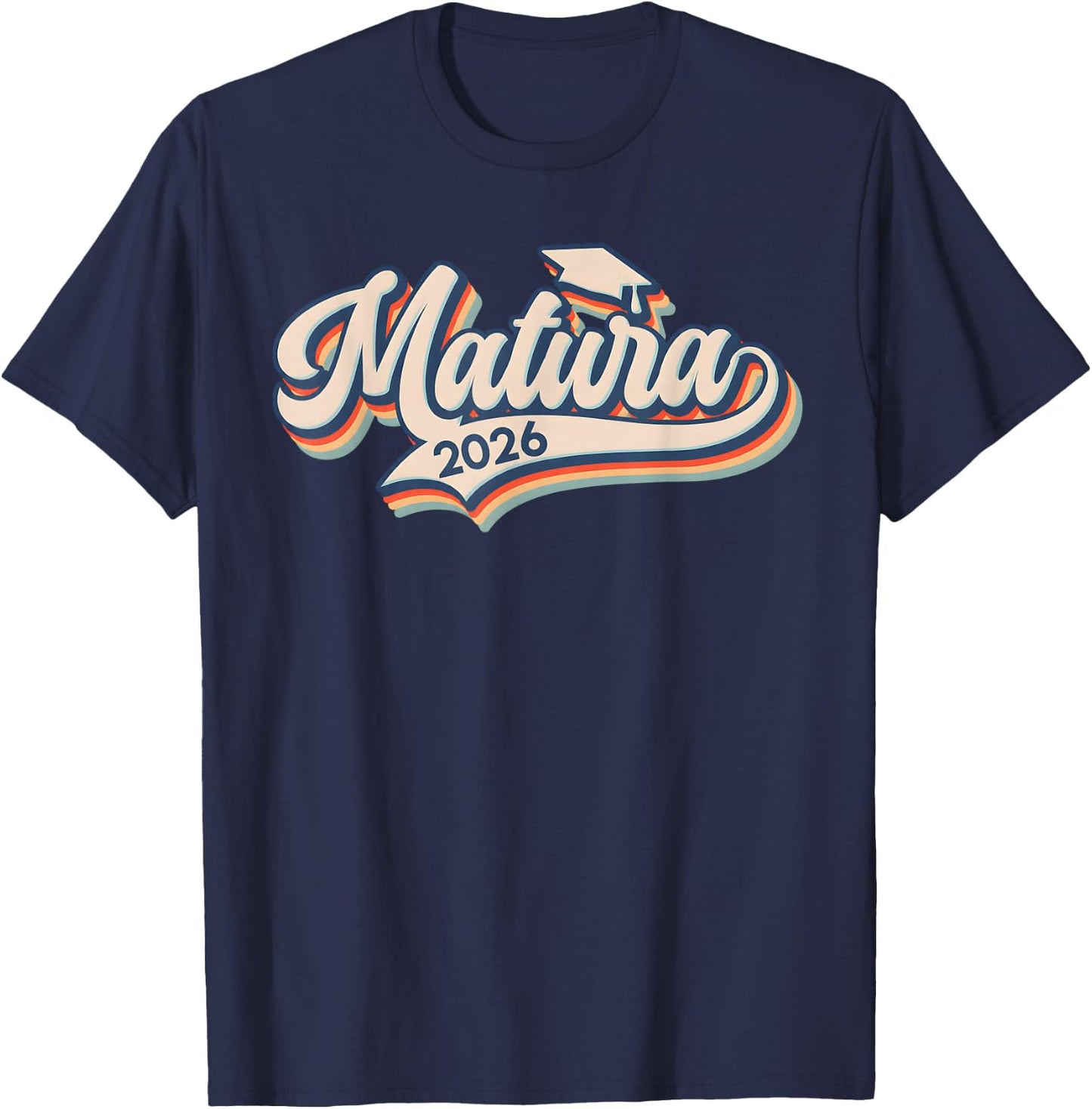 MATURA 2026 Maturanten Vintage Matura Abschluss T-Shirt - T-Shirt | Navy