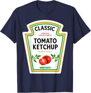 Ketchup 2024 Mustard Matching Family Costume Mayo for Halloween T-Shirt - T-Shirt | Navy