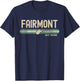 Fairmont WV | West Virginia | Travel & 80s Style T-Shirt - T-Shirt | Navy