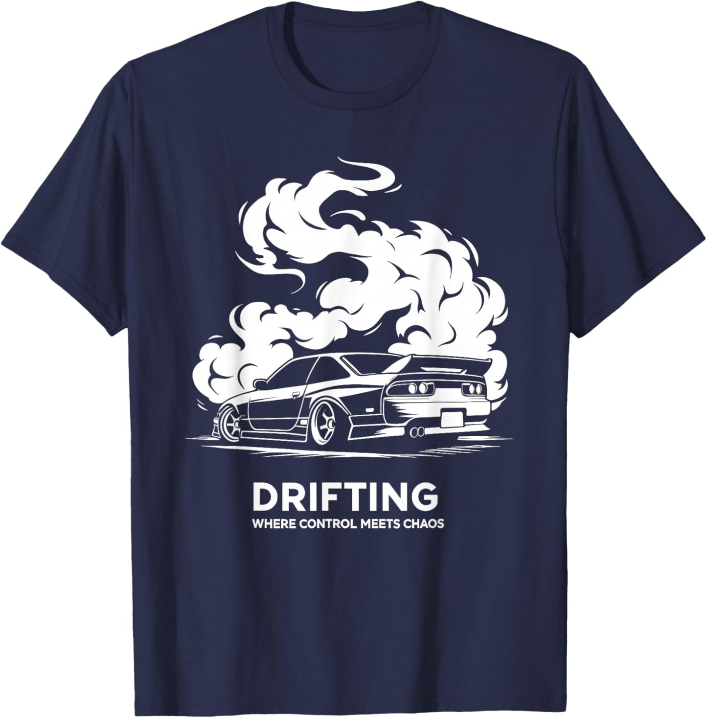 Car Drifting Racing Race Car Motorsport Drift Racing T-Shirt - T-Shirt | Navy