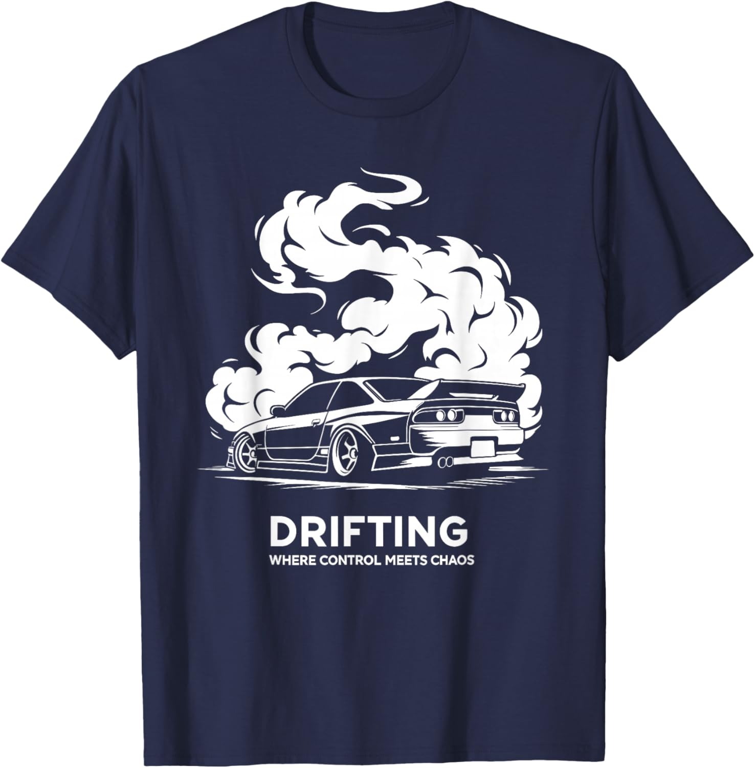 Car Drifting Racing Race Car Motorsport Drift Racing T-Shirt - T-Shirt | Navy