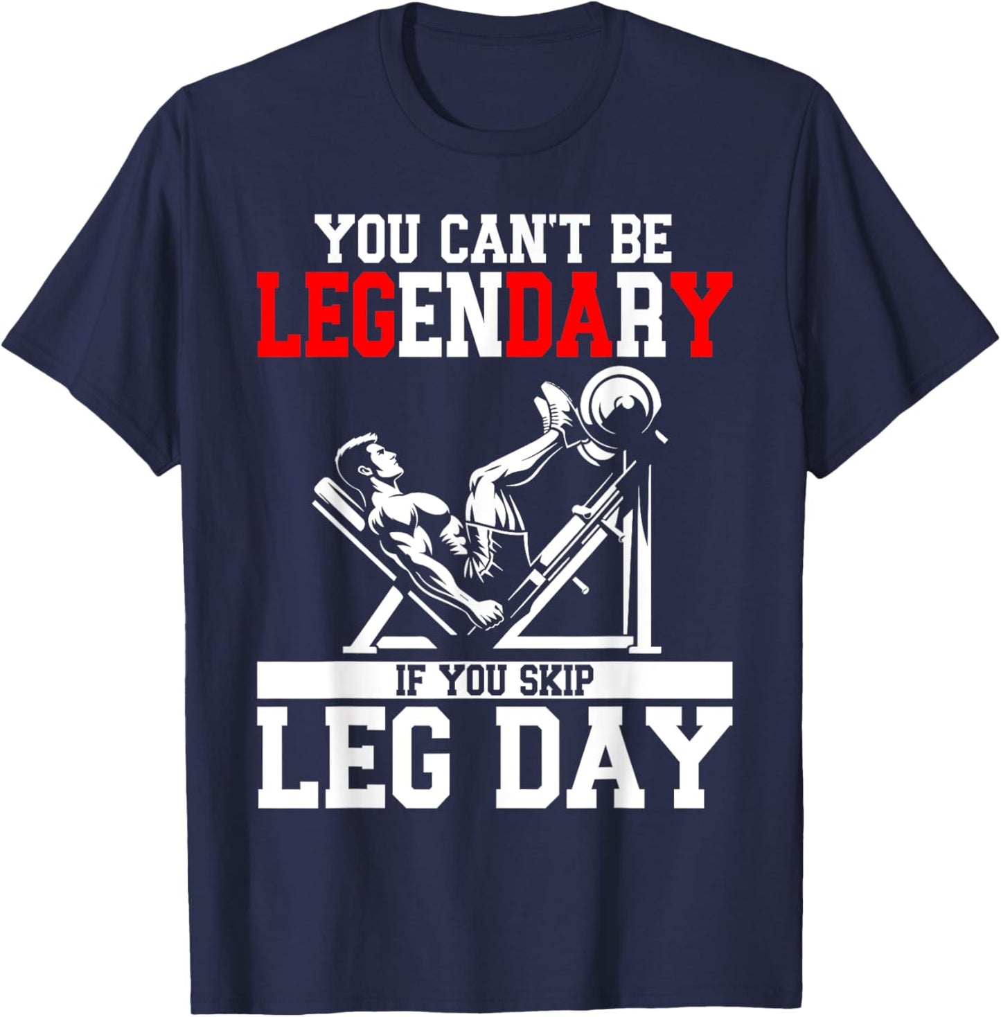 Leg day T-Shirt - T-Shirt | Navy