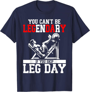 Leg day T-Shirt - T-Shirt | Navy