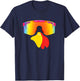Rizzy Turkey with Cool Shades Funny Thanksgiving Boys T-Shirt - T-Shirt | Navy