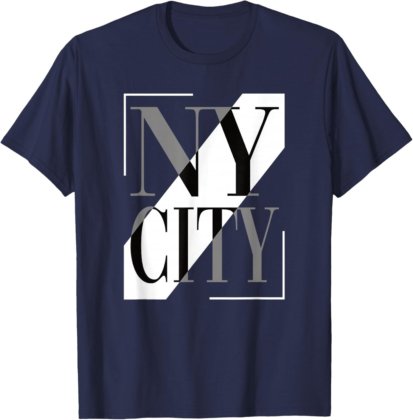 USA New York City Classic Vintage NY T-Shirt - T-Shirt | Navy
