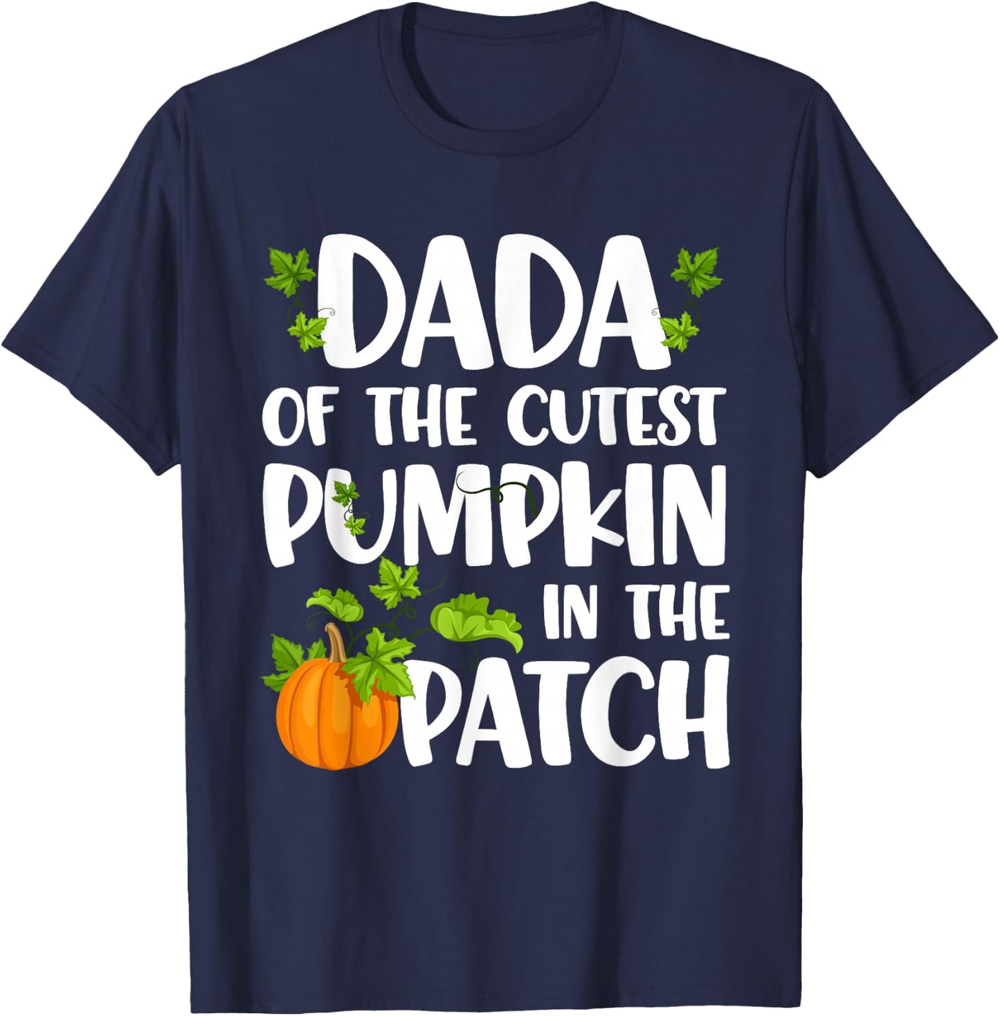 Mom Of Cutest Pumpkin In The Patch Halloween Thanksgiving T-Shirt - T-Shirt | Navy
