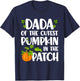 Mom Of Cutest Pumpkin In The Patch Halloween Thanksgiving T-Shirt - T-Shirt | Navy