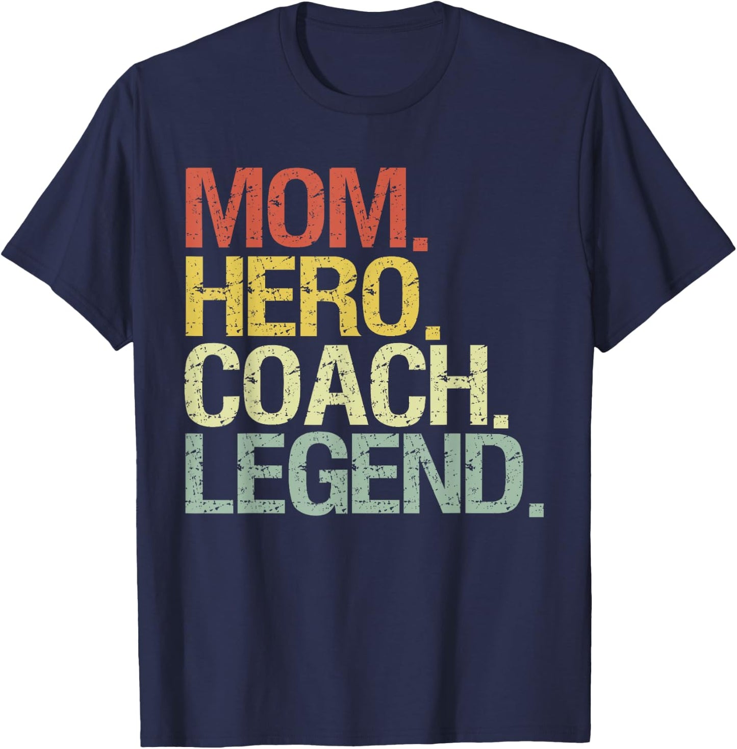Mom Coach Mother Coach T-Shirt - T-Shirt | Navy
