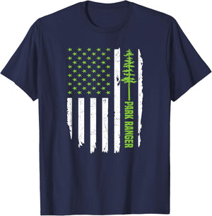 USA Flag Park Ranger T-Shirt - T-Shirt | Navy