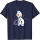 Disney Frozen 2 Olaf & Mattias Autumn Fun , black, s T-Shirt - T-Shirt | Navy
