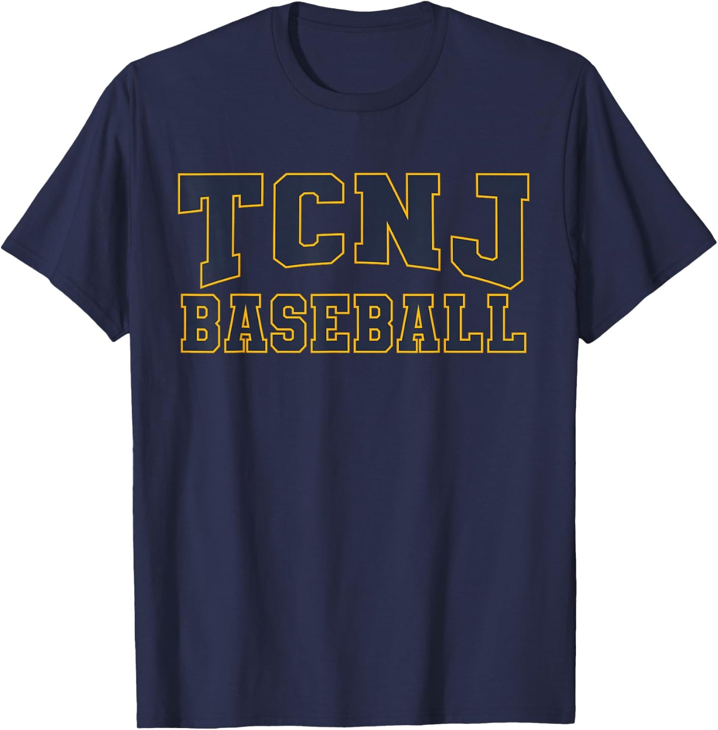 TCNJ Baseball Sports Fan T-Shirt - T-Shirt | Navy