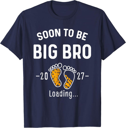 Loading First Time Brother T-Shirt - T-Shirt | Navy