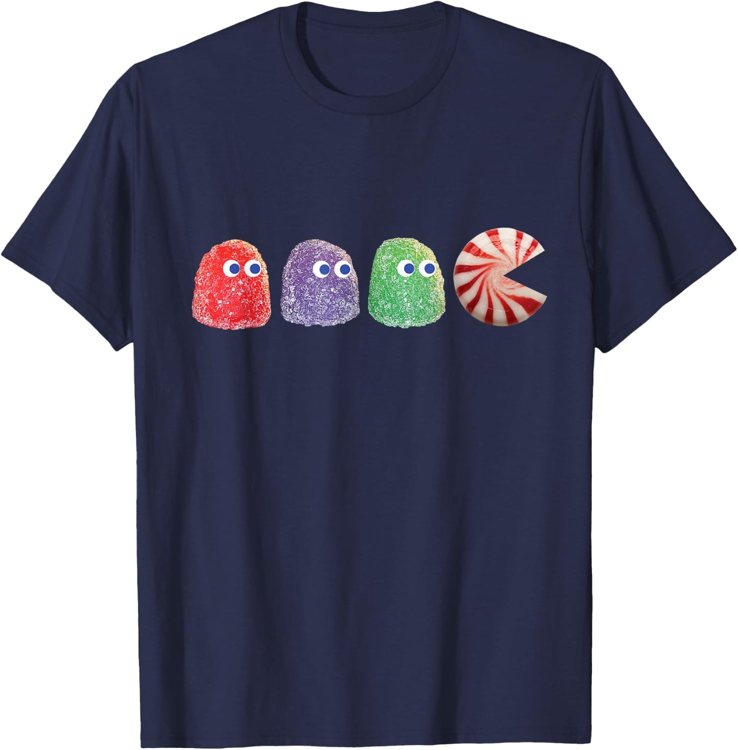Kyle's Pumpkin Pie Christmas Candy T-Shirt - T-Shirt | Navy