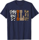 Wild Animal Pattern - Animal Print T-Shirt - T-Shirt | Navy