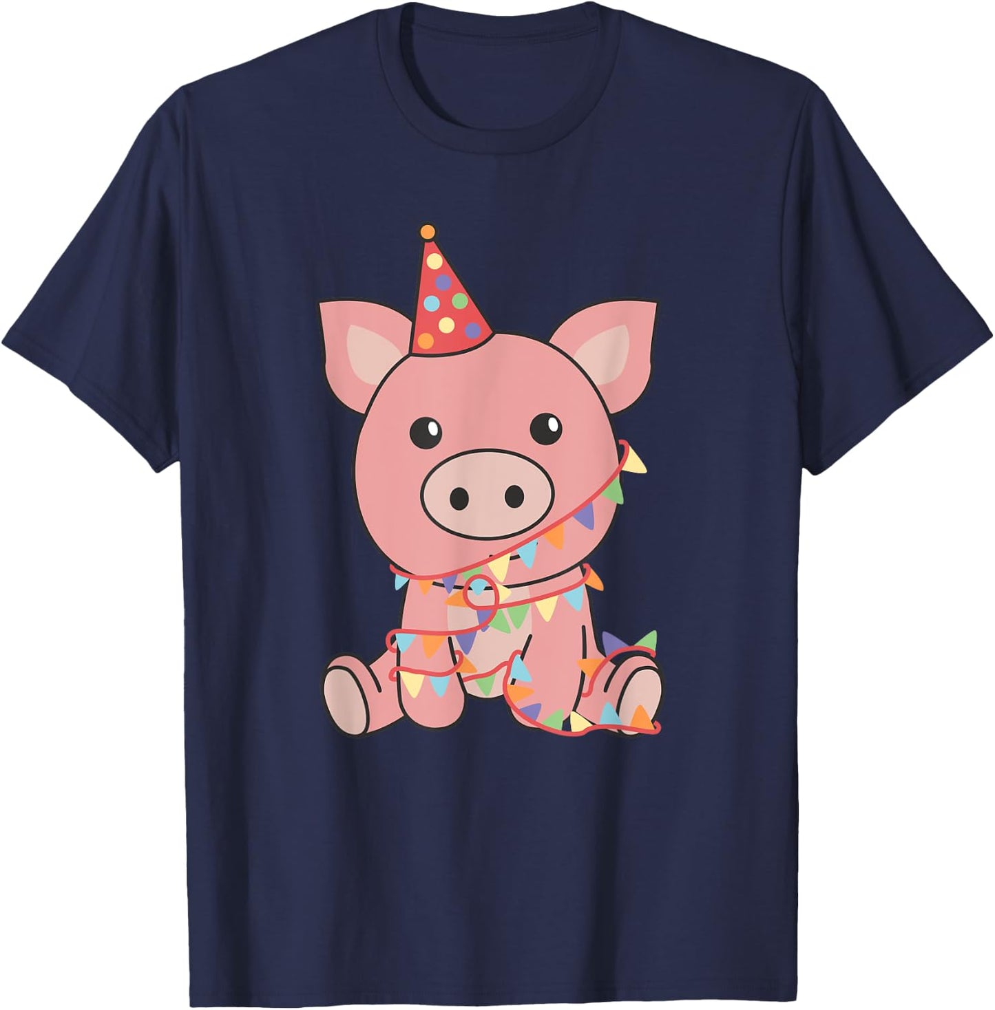 Geburtstag Schwein Kinder Birthday Animal Kids T-Shirt - T-Shirt | Navy