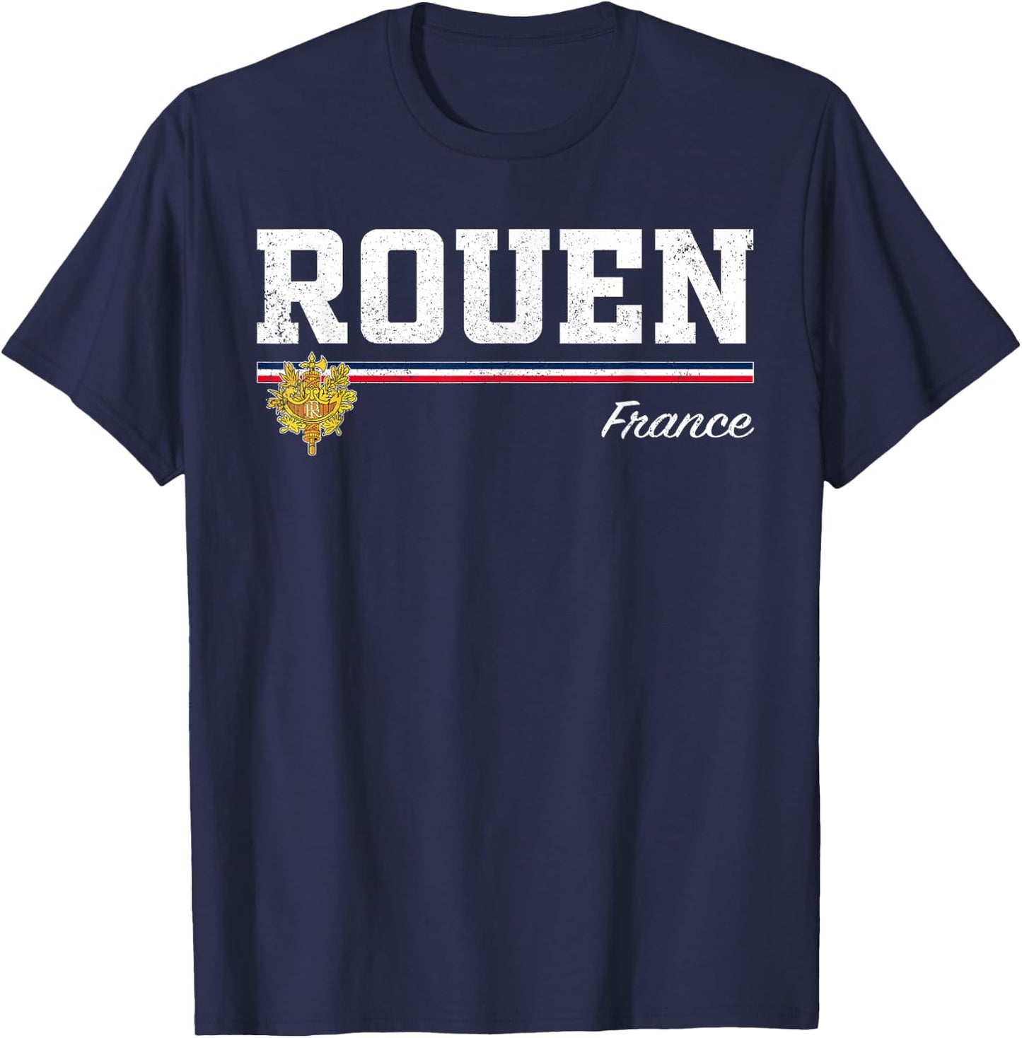 Rouen France T-Shirt - T-Shirt | Navy