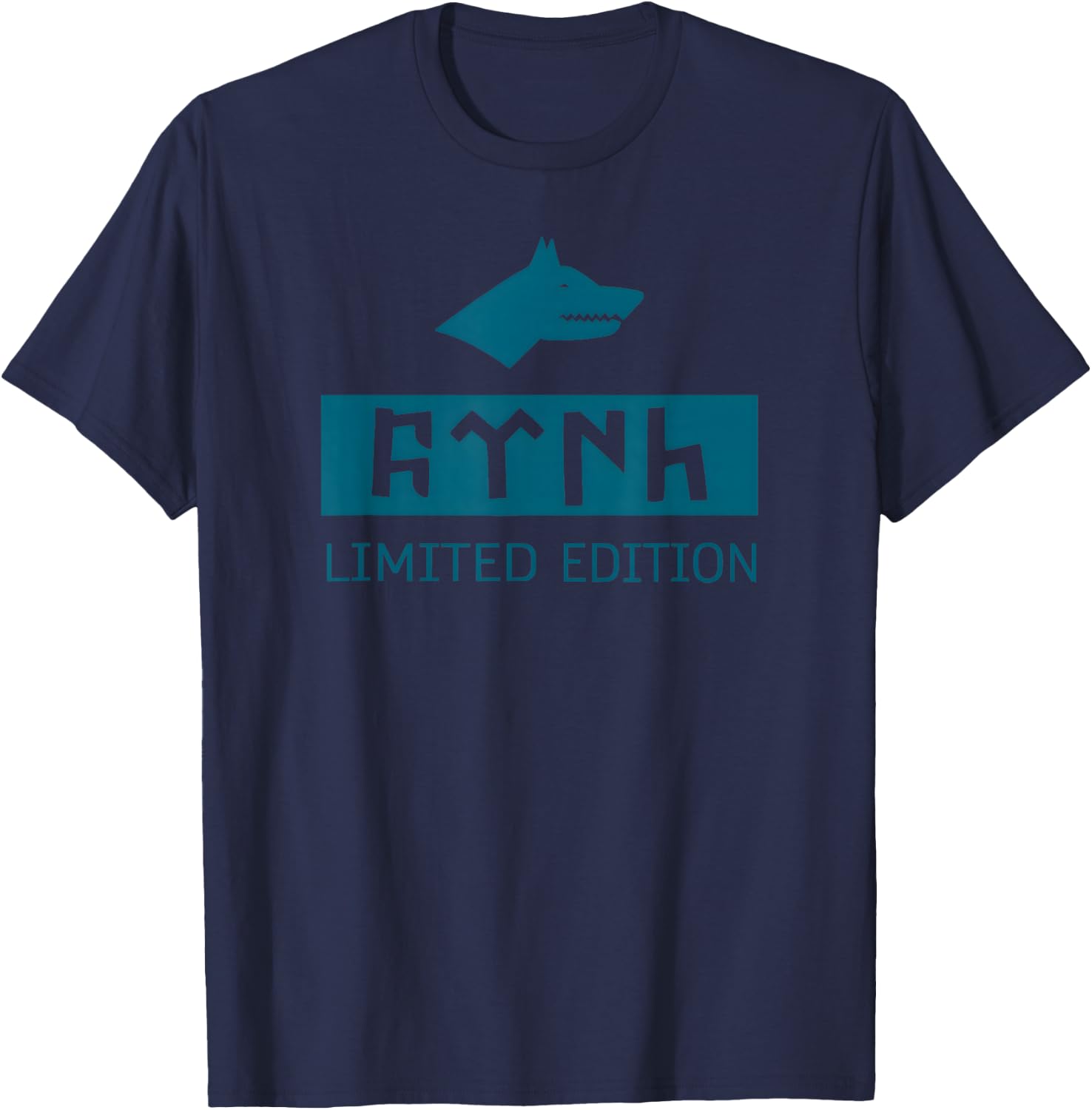 Bozkurt Wolf Göktürk Legend Ergenekon-Sage Design T-Shirt - T-Shirt | Navy