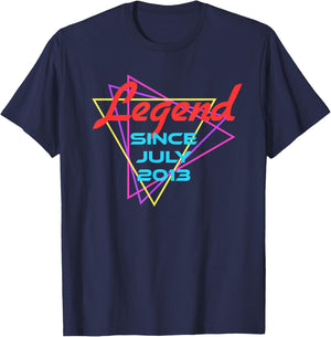 Legend Since July 2013 T-Shirt - T-Shirt | Navy