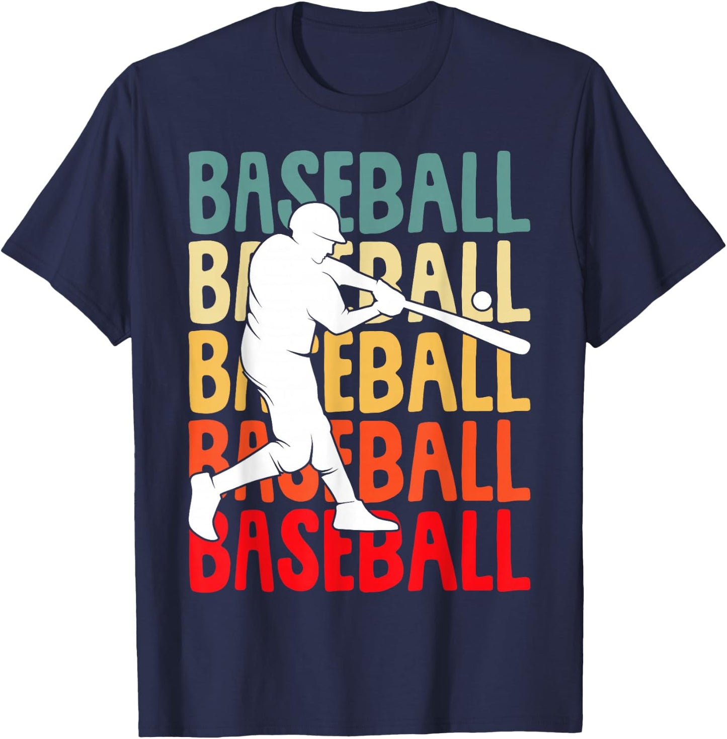 Baseball Men Children Boys T-Shirt - T-Shirt | Navy