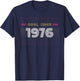 1976 Birthday , black, s T-Shirt - T-Shirt | Navy