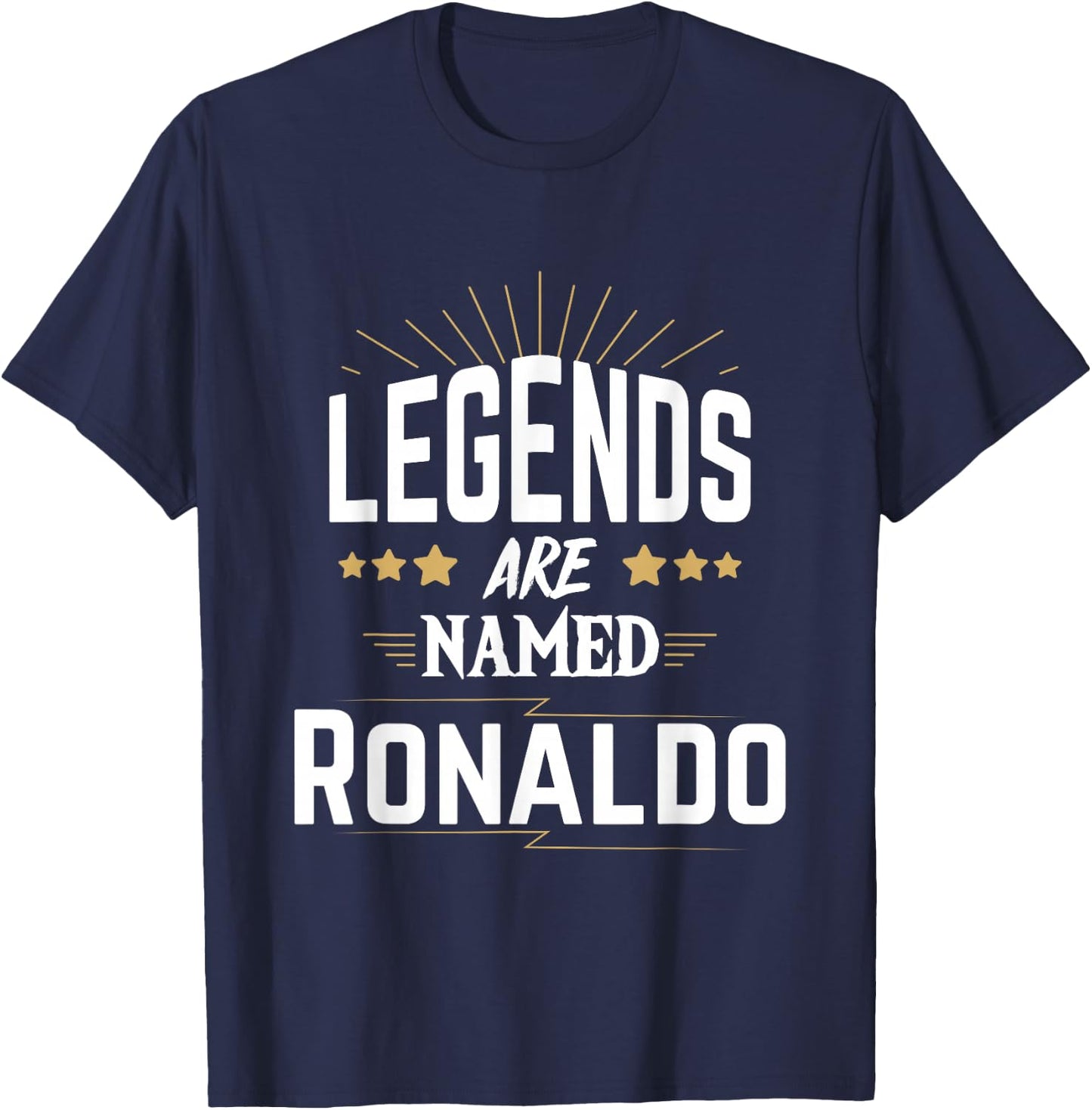 Legends are Named Ronaldo T-Shirt - T-Shirt | Navy