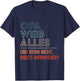 Grandpa Weiss Alles und wenn nicht wird IMPROVISIERT Funny , black T-Shirt - T-Shirt | Navy