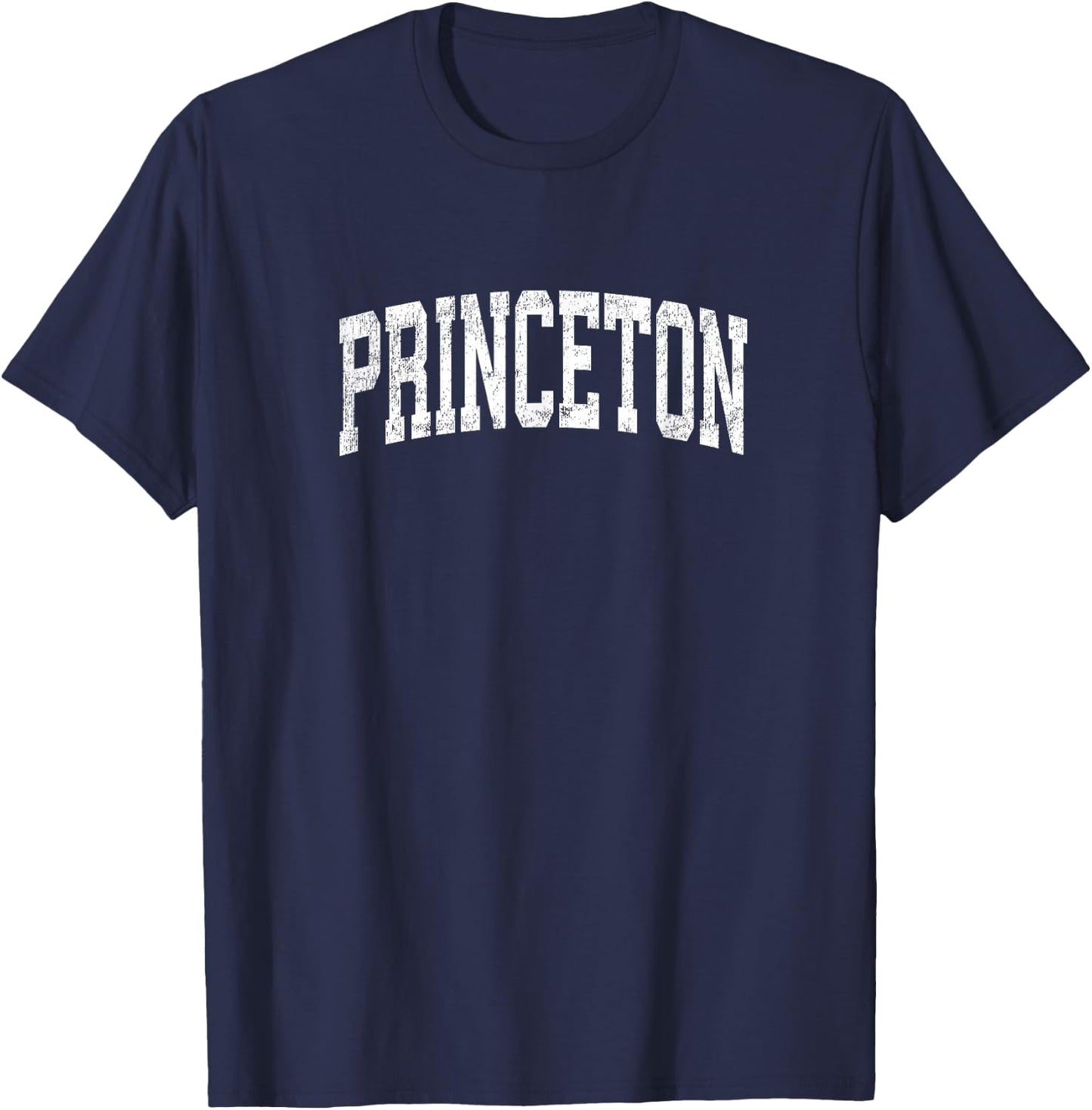 Princeton New Jersey NJ Vintage Athletic Sports Design T-Shirt - T-Shirt | Navy